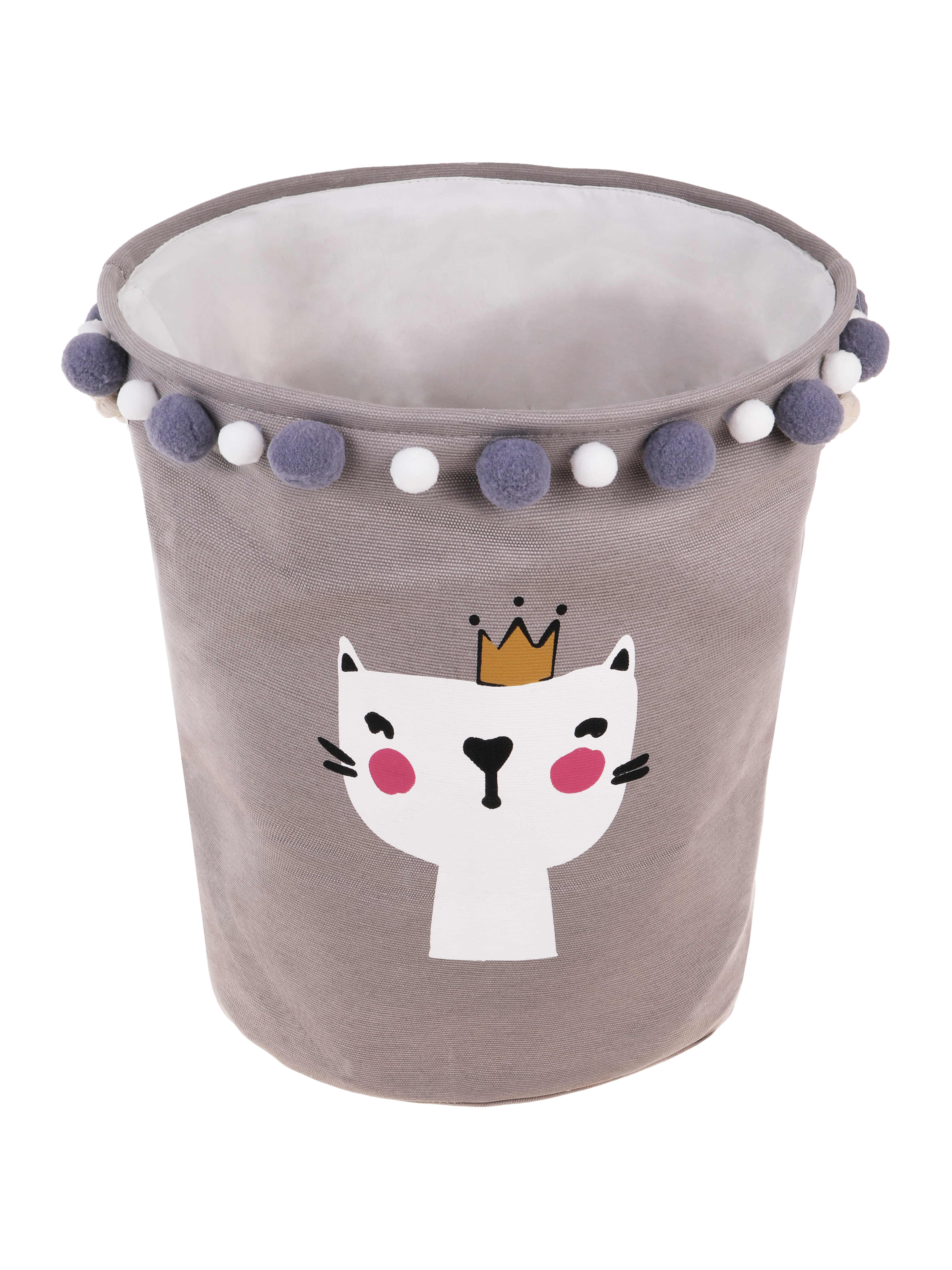 Корзина для игрушек Наша Игрушка котик принц 35х35х40 см - фото 3
