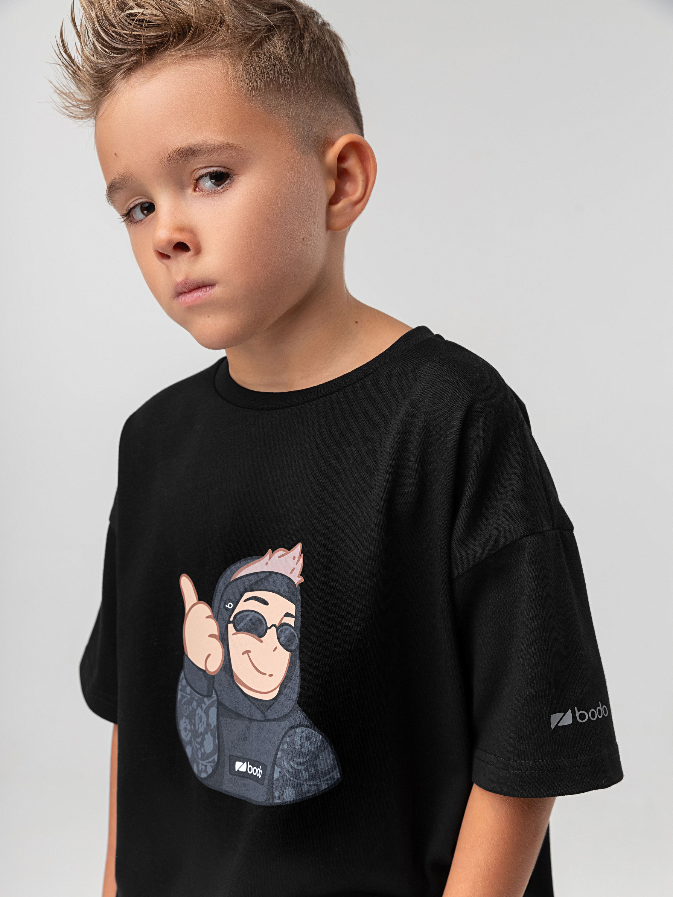 Футболка Bodo 4-460MU_черный (графит) - фото 4