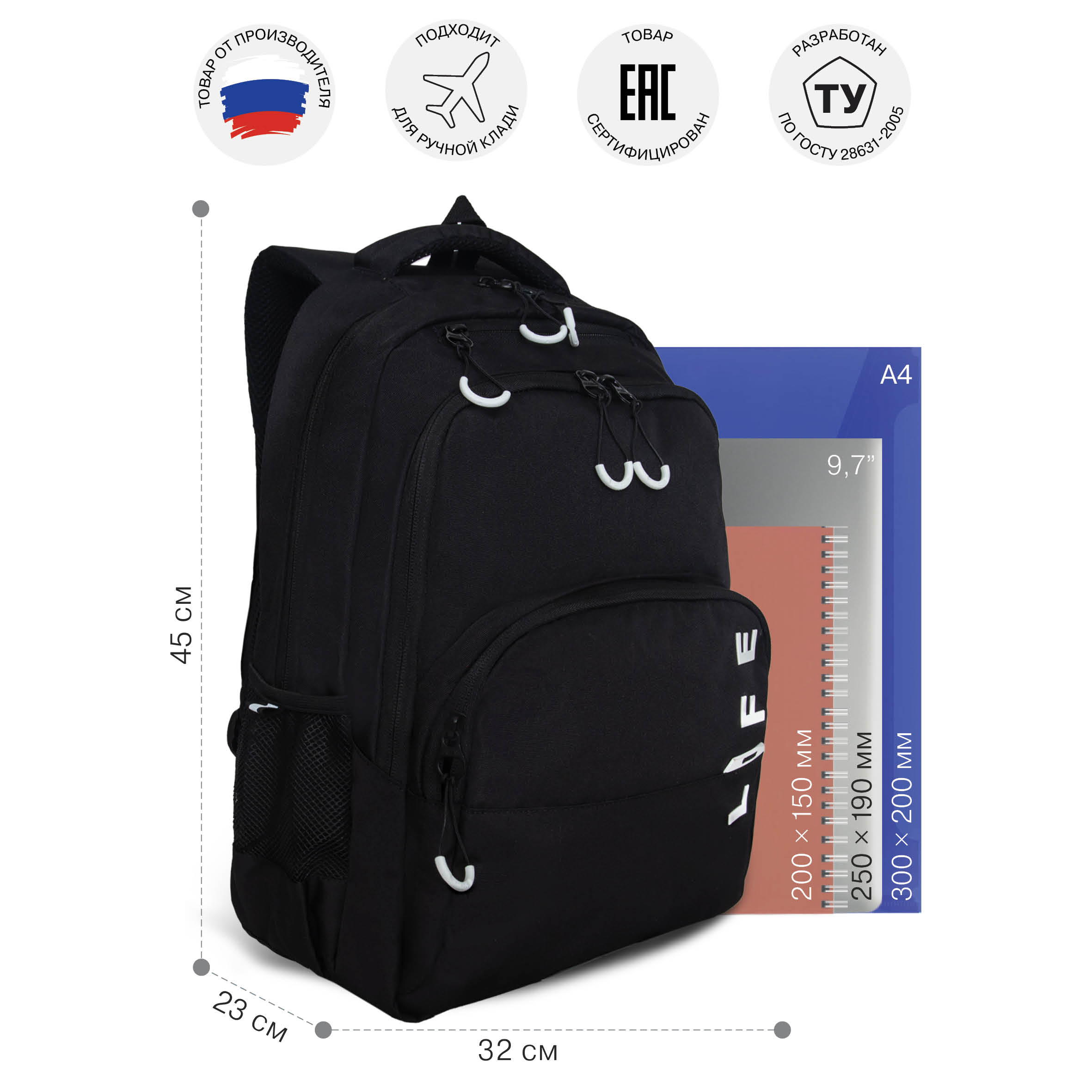 Рюкзак Grizzly - фото 6