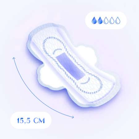 Ежедневные гигиенические прокладки SAYURI Classic 15.5 см 20 шт