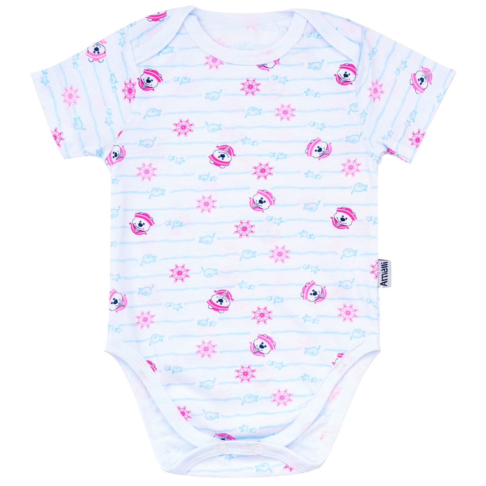 Боди ОПТОВИЧКОФФ М.290.006.0.0.002 розовые мишки - фото 1