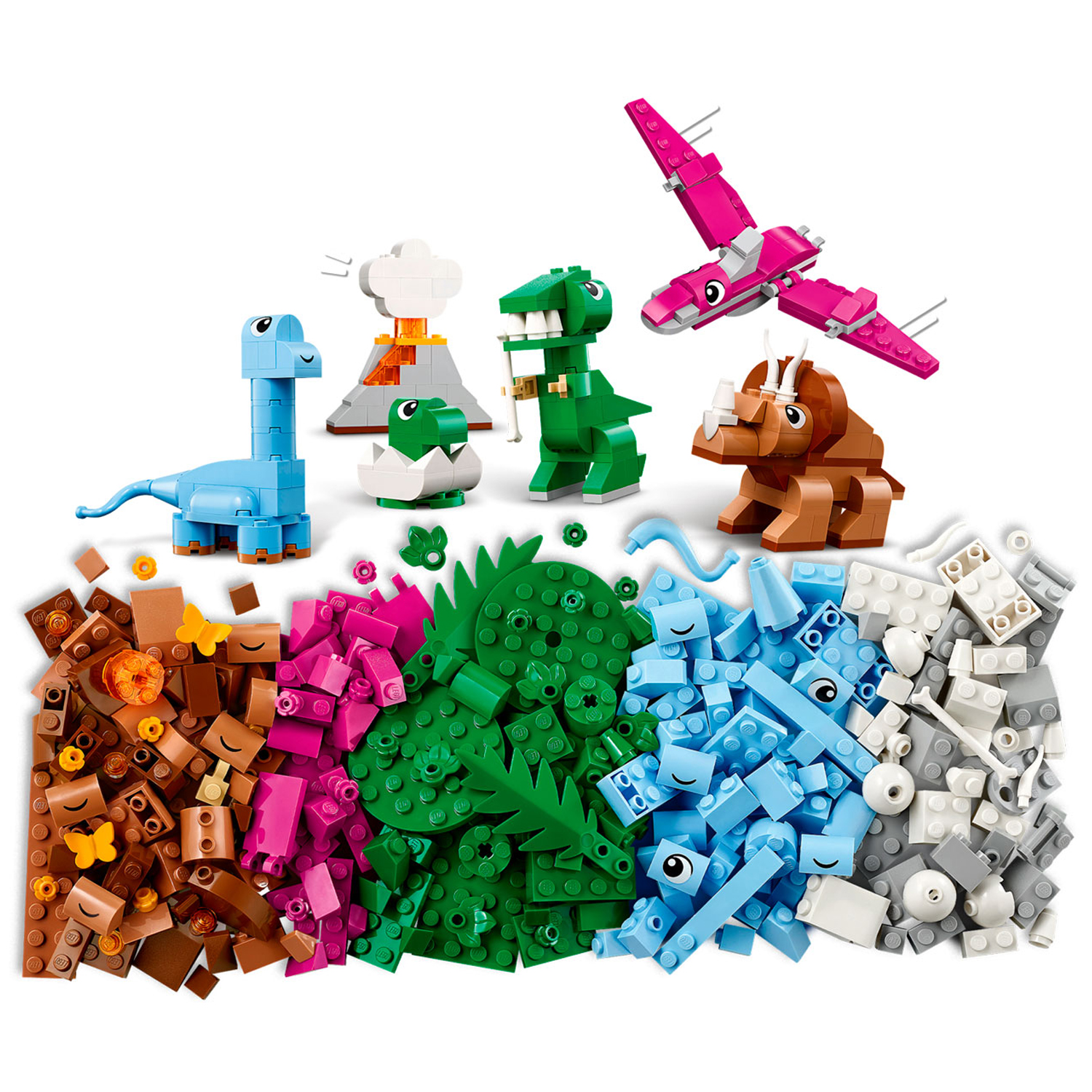 Конструктор LEGO Classic Креативные Динозавры 450 дет. - фото 4