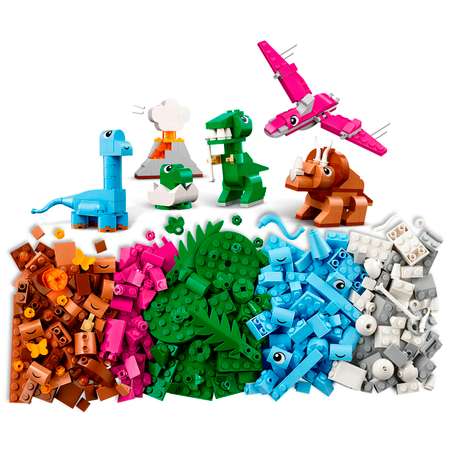 Конструктор LEGO Classic Креативные Динозавры блочный