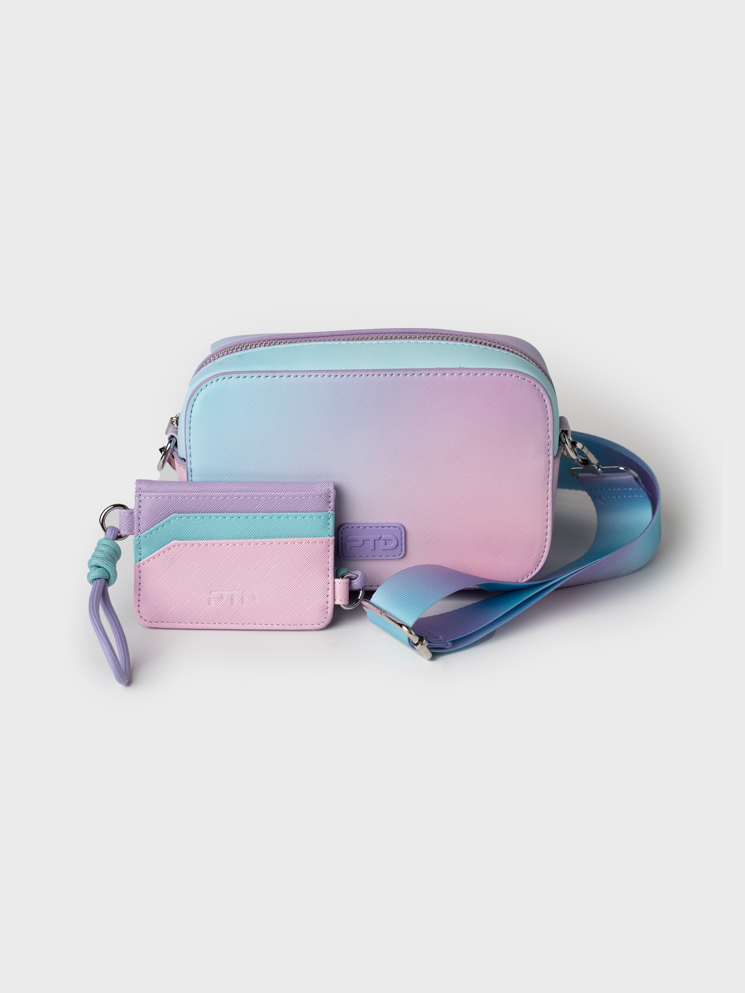 Изображение товара Стильная сумка кросс-боди для девочки PlayToday с градиентом