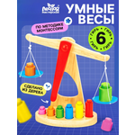 Конструктор Лесная мастерская , набор «Весы с гирями» деревянный 6 дет.