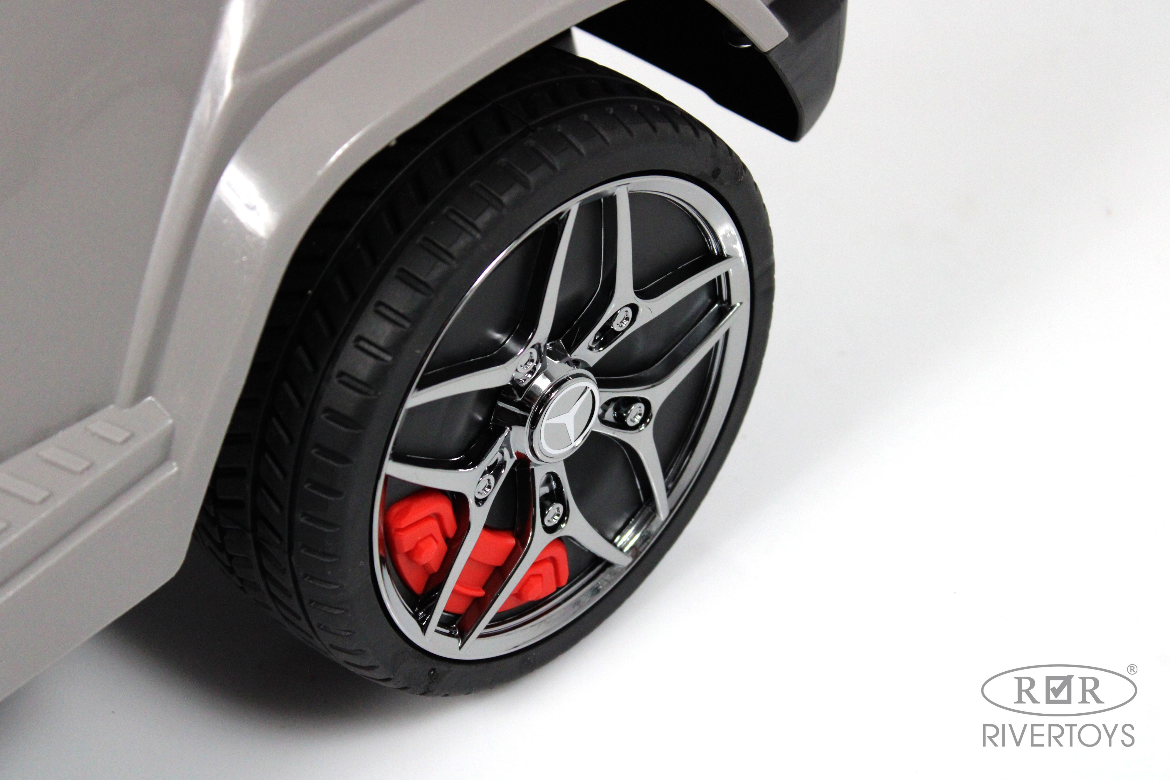 Каталка RIVERTOYS Mercedes-Benz G63 Grey Diamond серый - фото 8