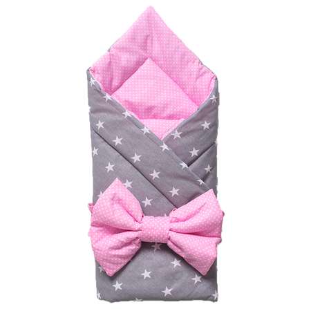 Конверт на выписку Мир Мамы Grey Pink