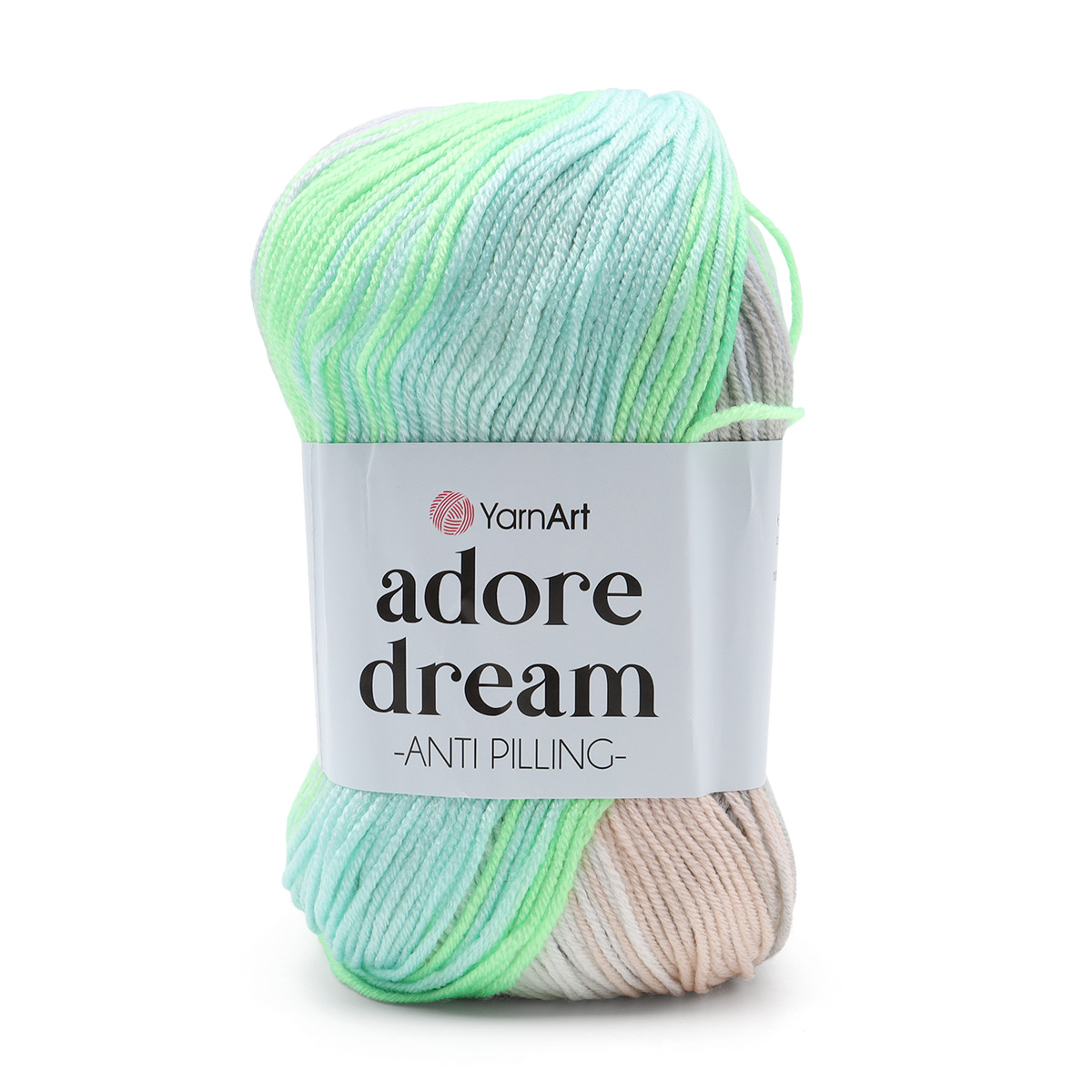 Пряжа для вязания YarnArt Adore Dream 100 гр 280 м акрил секционная анти-пиллинг 5 мотков 1052 секционный - фото 2