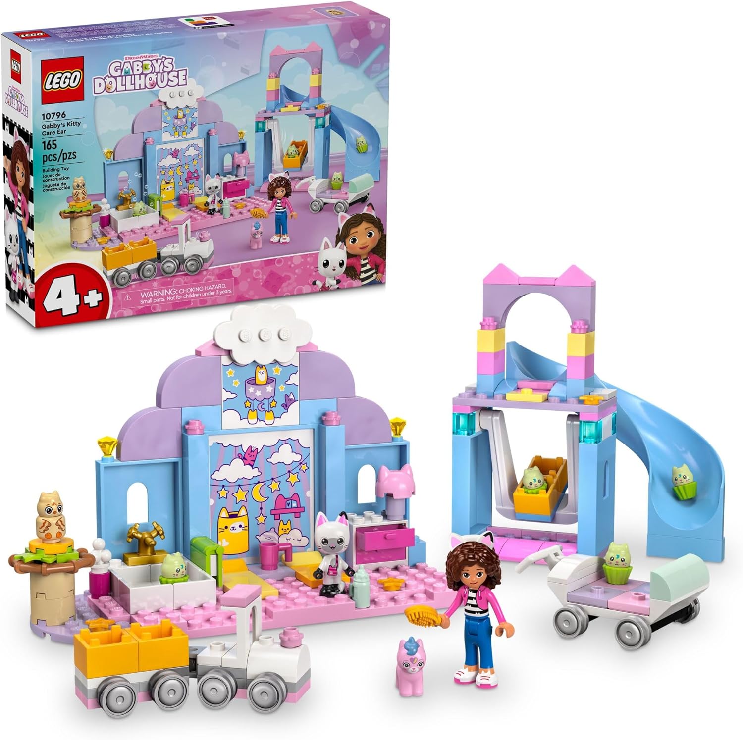 Конструктор LEGO Gabbys Dollhouse Ушко для котенка Габби 165 дет. - фото 1