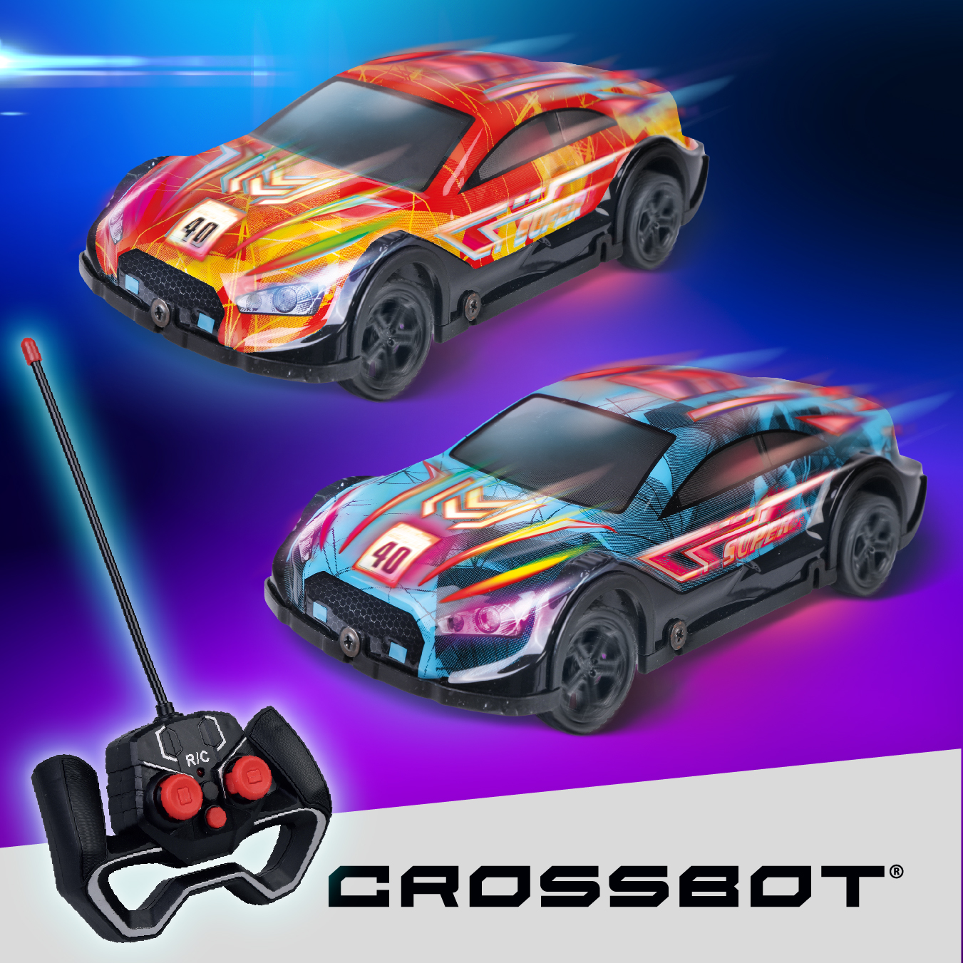 Автомобиль РУ CROSSBOT Лазеркар 1:24 - фото 8