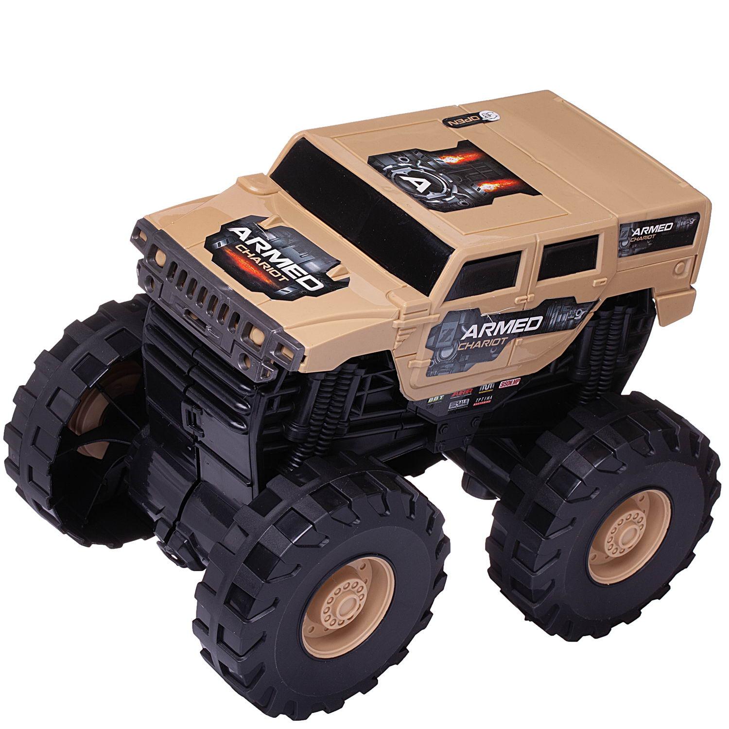 Внедорожник Junfa Jeep 1:16 WC-11582/бежевая - фото 4