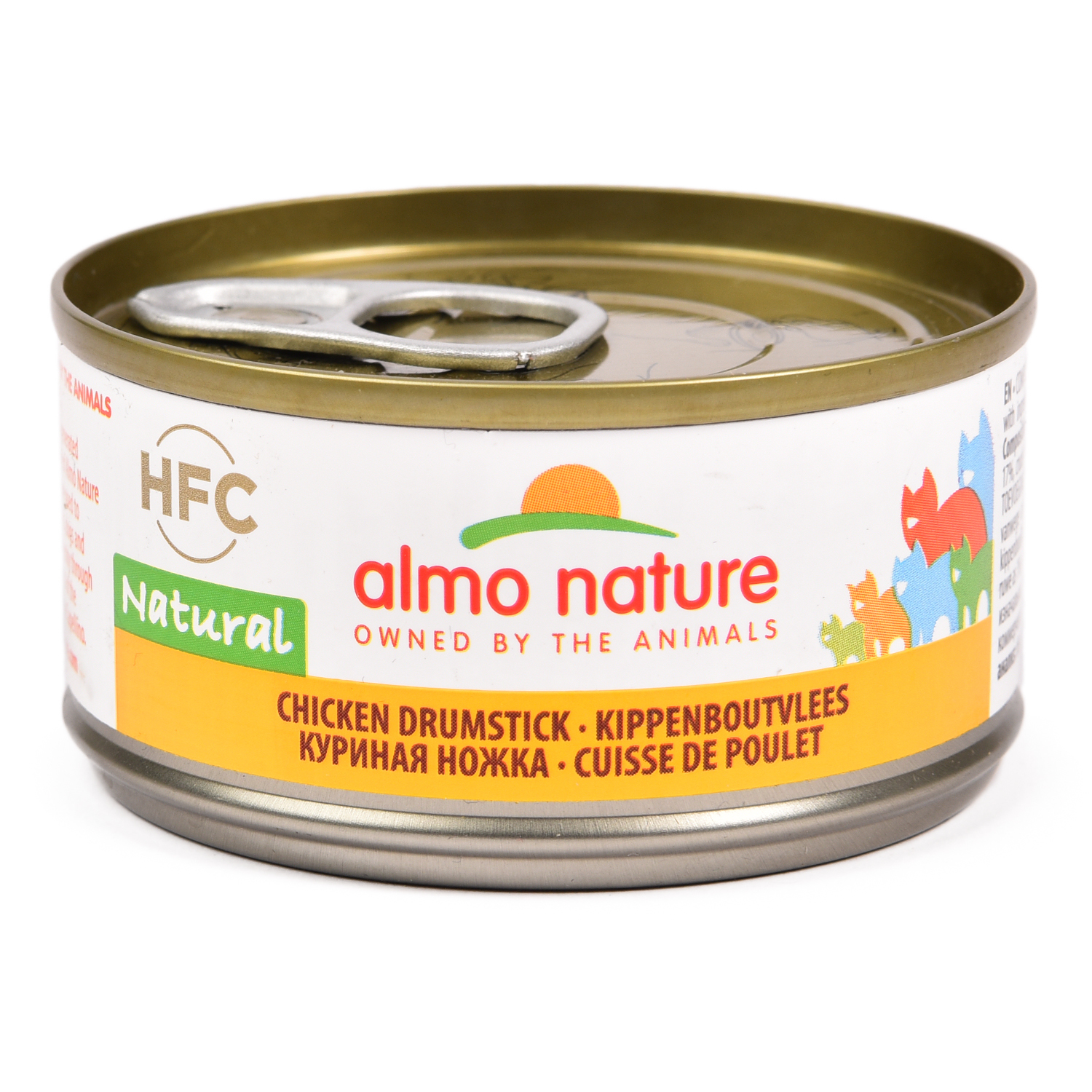 Корм влажный для кошек ALMO NATURE 70г Legend аппетитные куриные бедрышки консервированный - фото 1