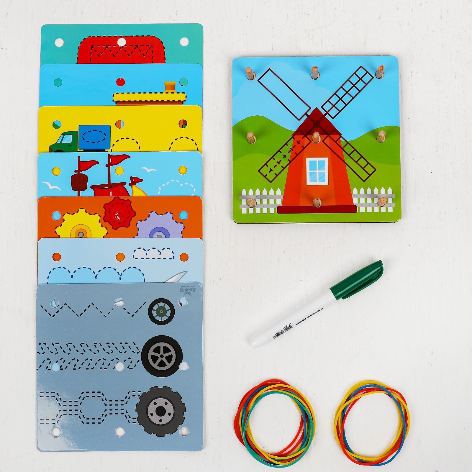 Настольная игра Лесная мастерская Пиши-стирай - фото 4