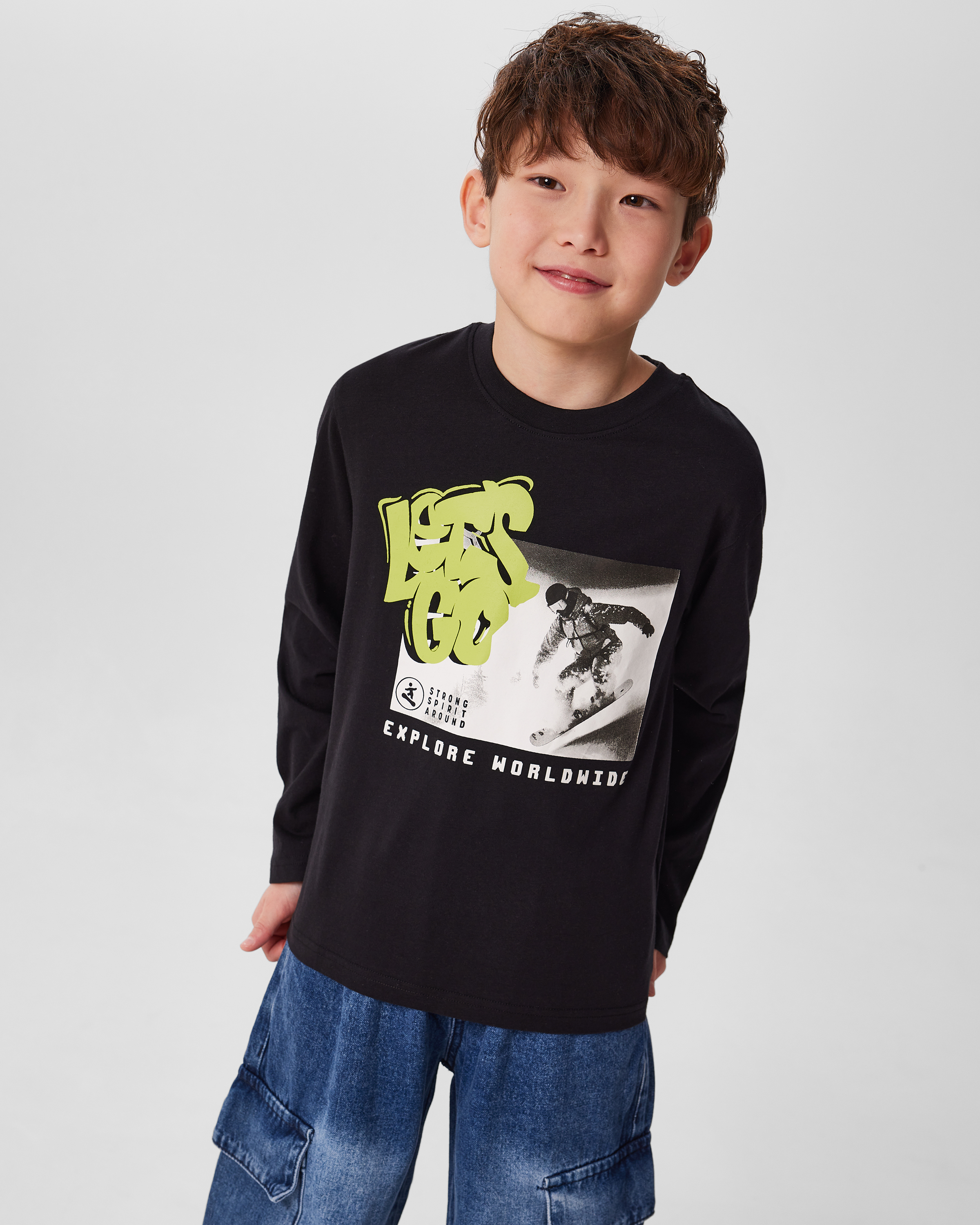 Лонгслив Futurino W25FU1-18MPtb-99 - фото 1