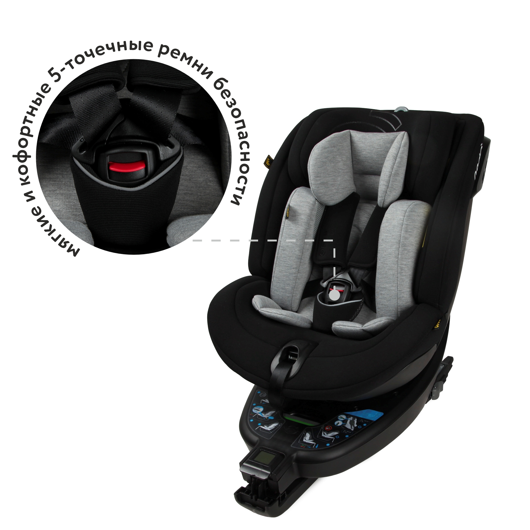 Автокресло nado Isofix 0+/1/2 (0-25 кг) - фото 5