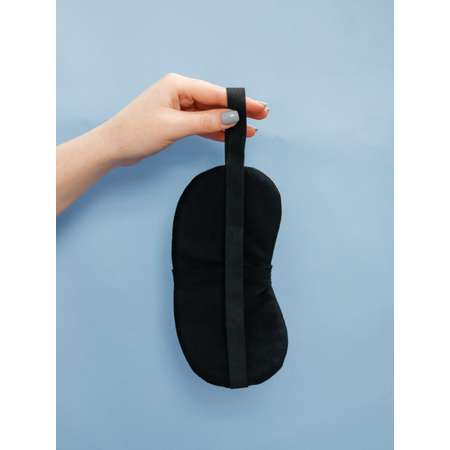 Маска для сна iLikeGift You are best friends brown с гелевым вкладышем