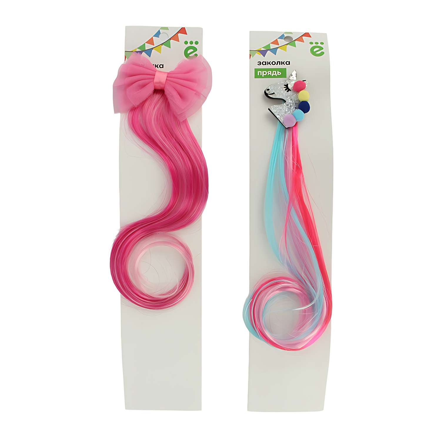 Аксессуар ё Заколка прядь в ассортименте - фото 1