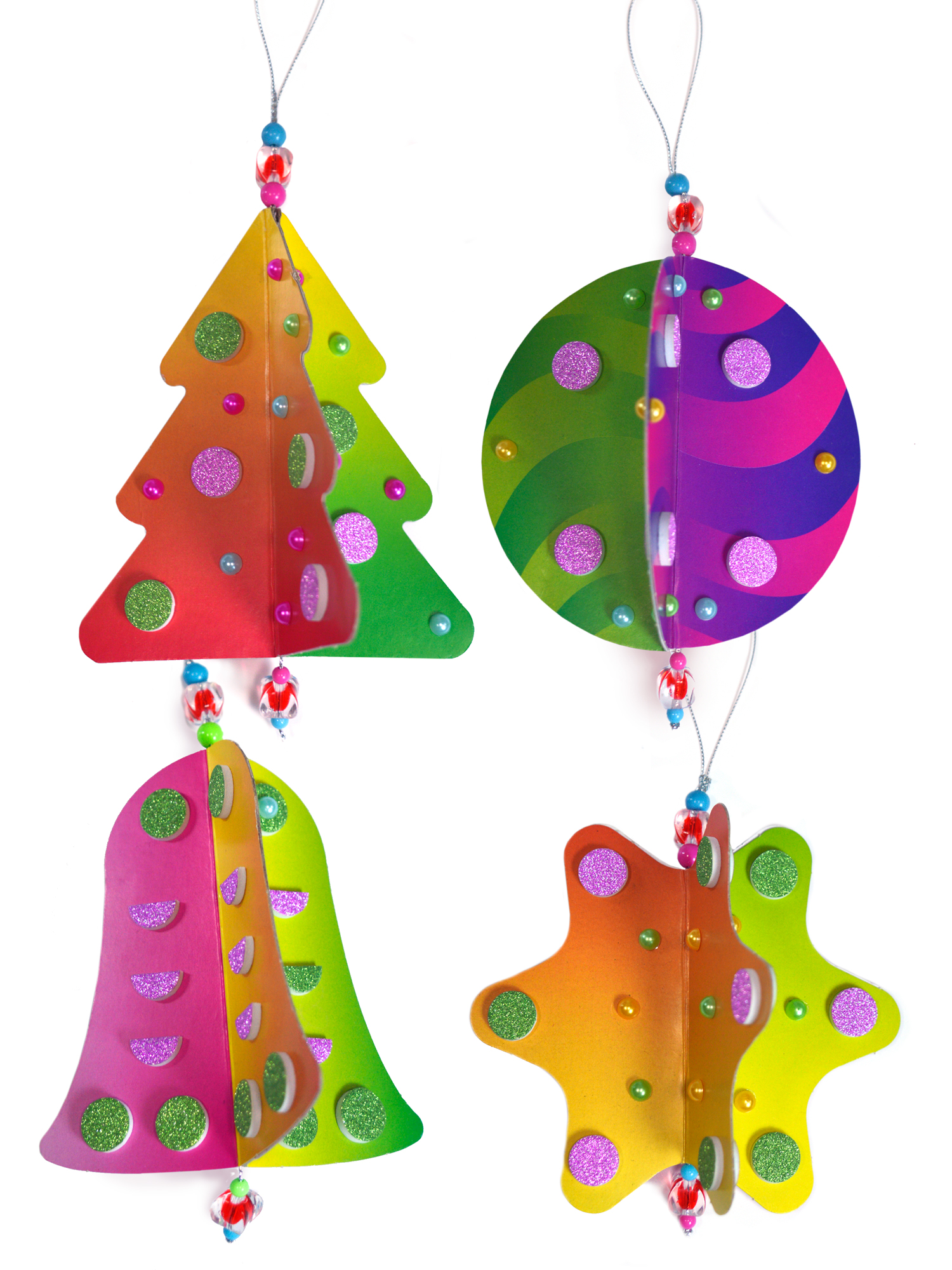 Набор для творчества Дрофа-Медиа Игрушки на ёлку аппликация - фото 3