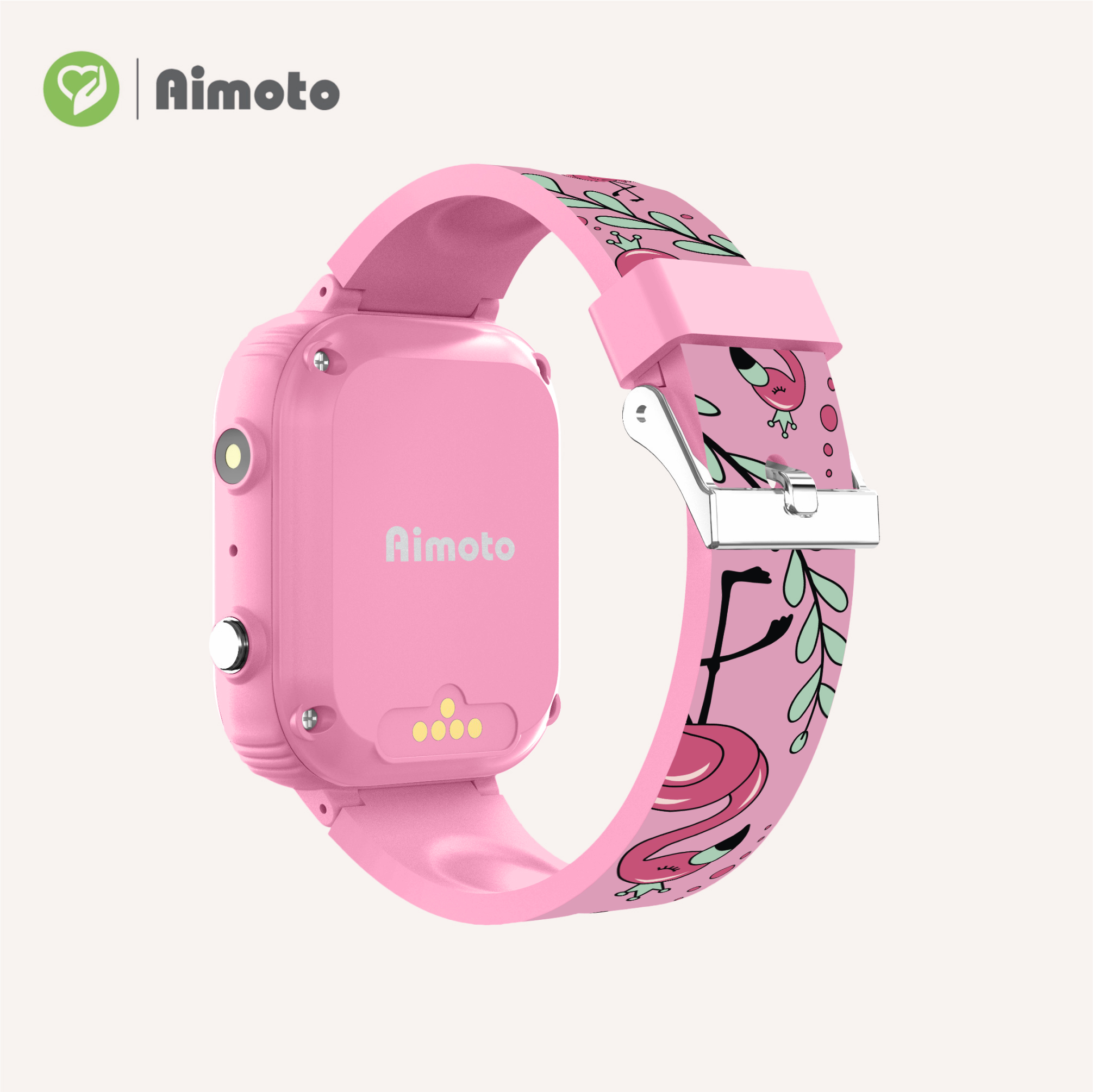 Детские смарт-часы Aimoto Pro 4G GPS с SIM картой в комплекте цвет фламинго - фото 10