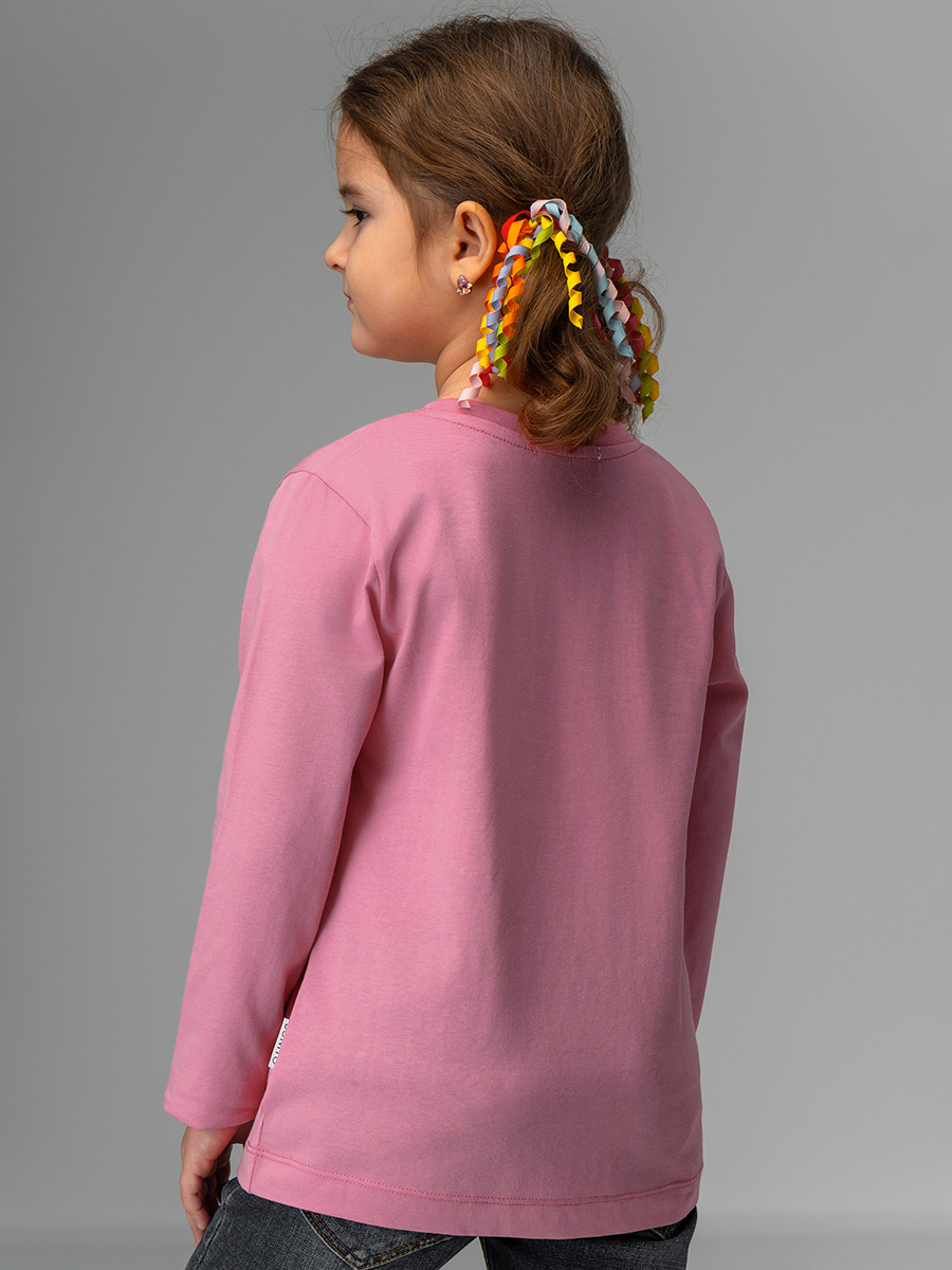 Лонгслив BONITO KIDS SS6097грязно.розовый - фото 3