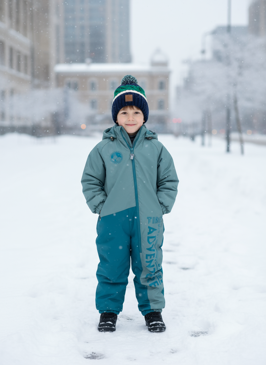 Комбинезон Arctic kids 30-038 изумруд - фото 2