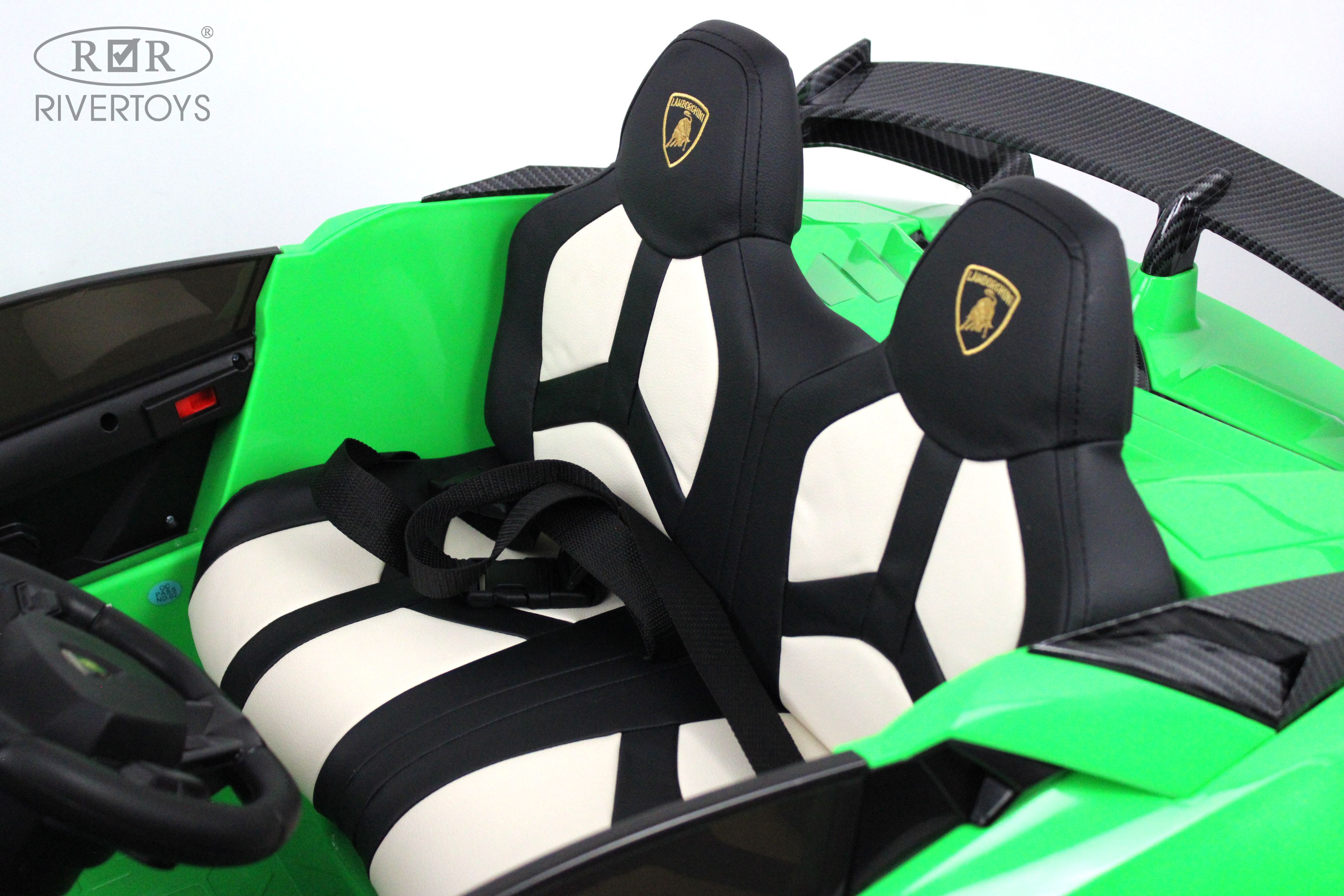 Электромобиль RIVERTOYS A111MP-GREEN С пультом ДУ - фото 31