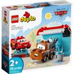 Конструктор LEGO DUPLO Мойка Молния МакКуин и Мэтр блочный