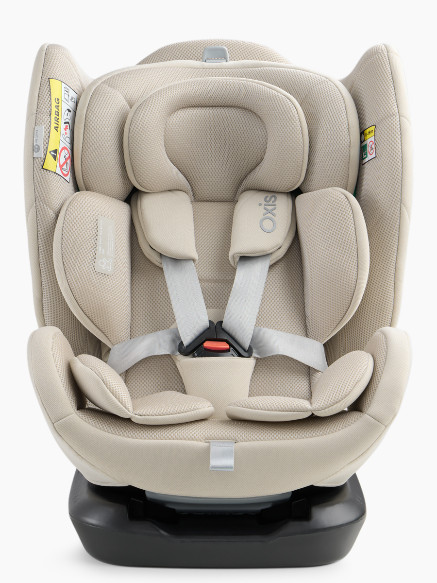 Автокресло Happy Baby Oxis 0+/1/2/3 (0-36 кг) бежевый - фото 3