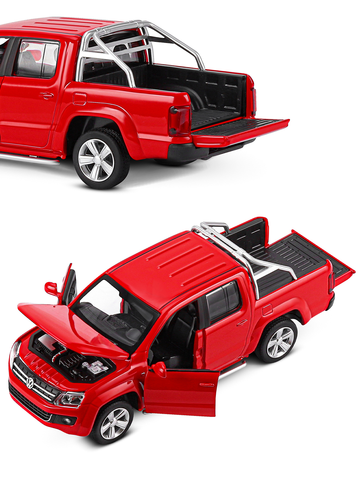 Пикап АВТОпанорама Volkswagen Amarok 1:30 JB1251805 - фото 14