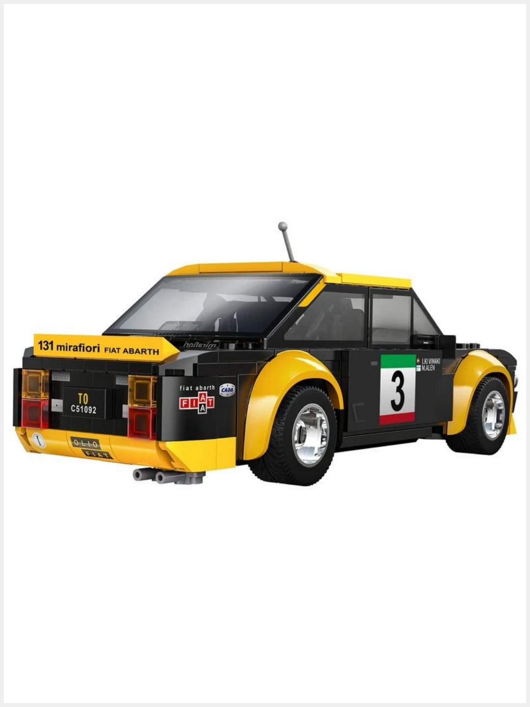 Конструктор CaDa Fiat Abarth 131 блочный - фото 4