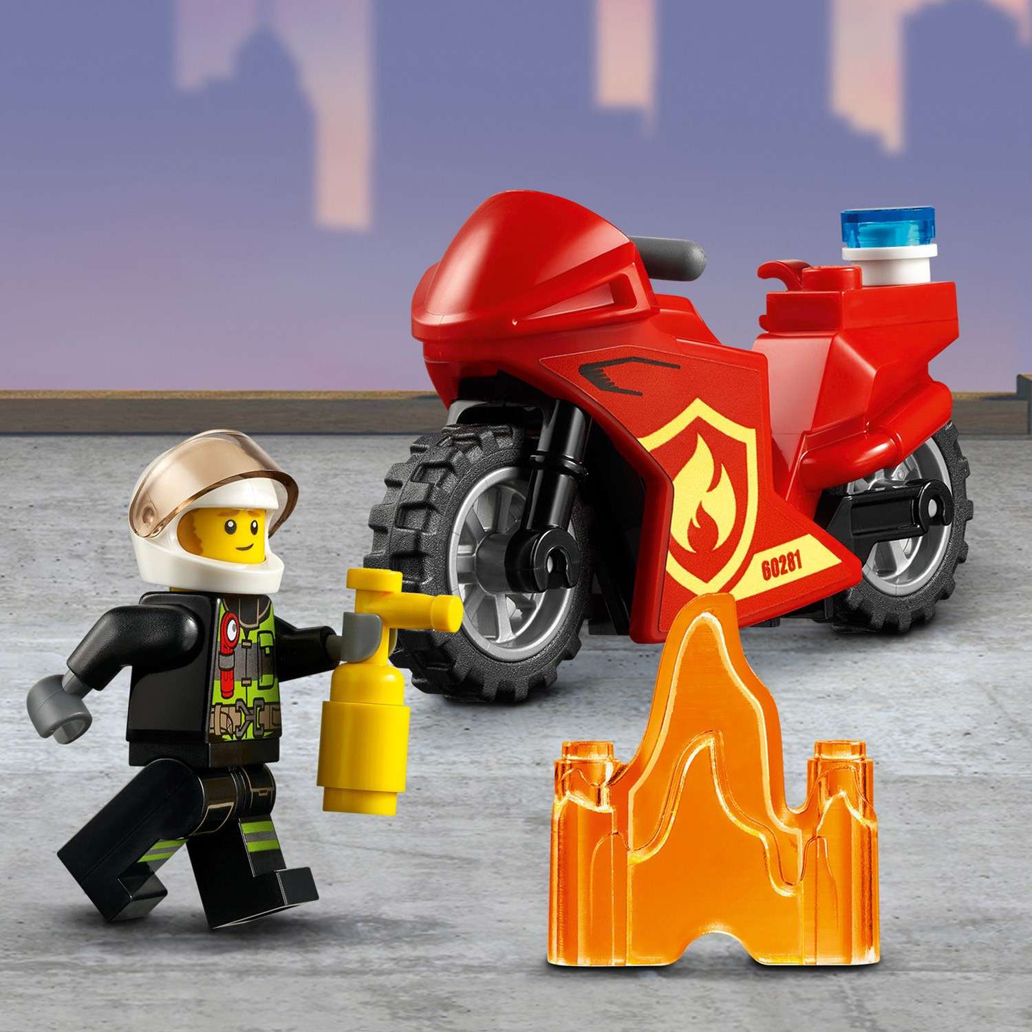 Конструктор LEGO City Fire Спасательный вертолёт блочный - фото 10