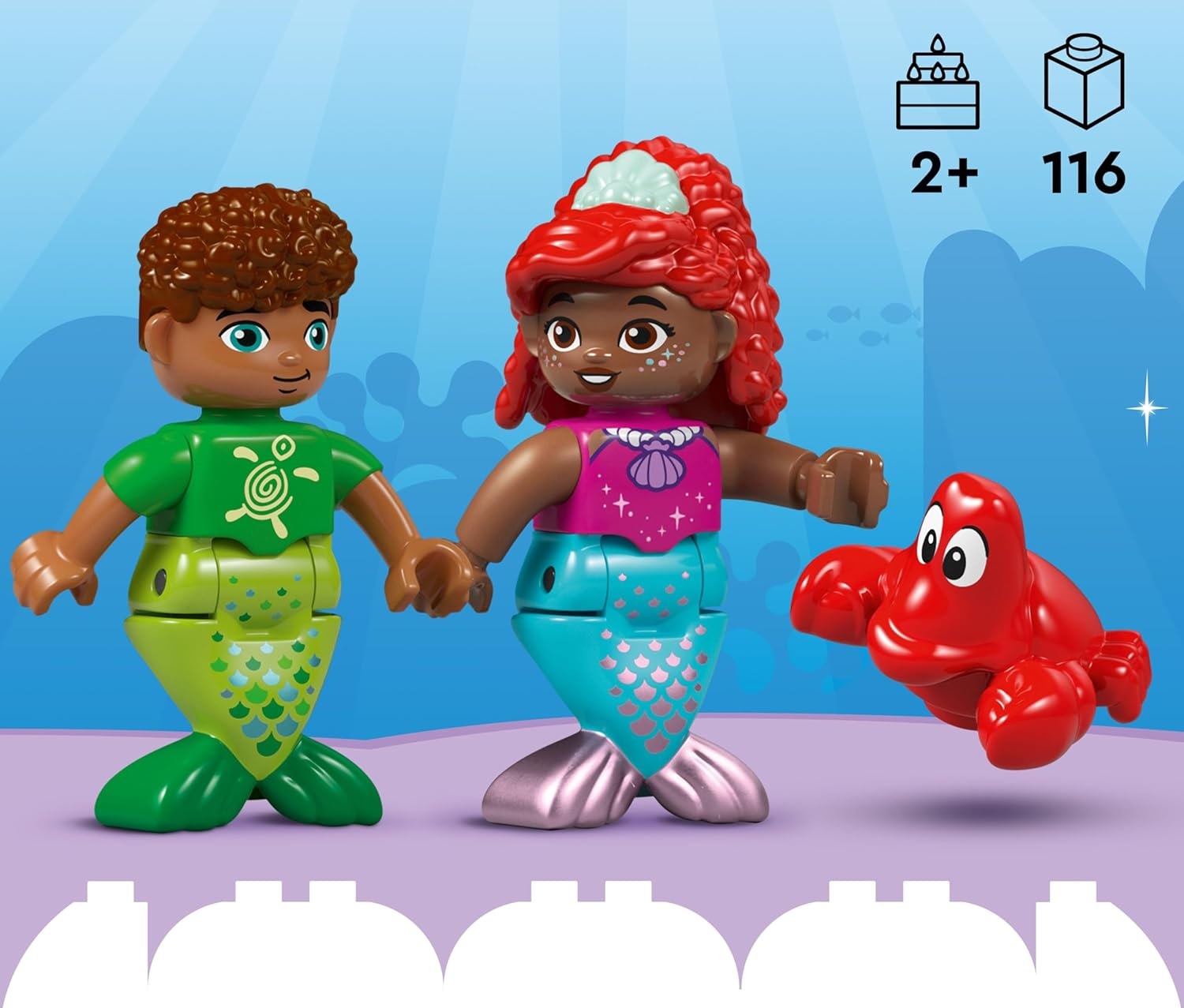 Конструктор LEGO DUPLO Ариэль блочный - фото 4