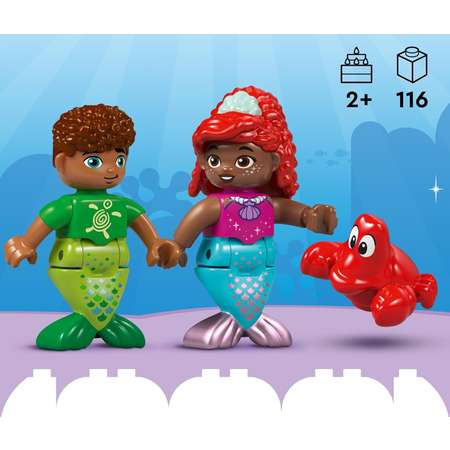 Конструктор LEGO DUPLO Ариэль блочный