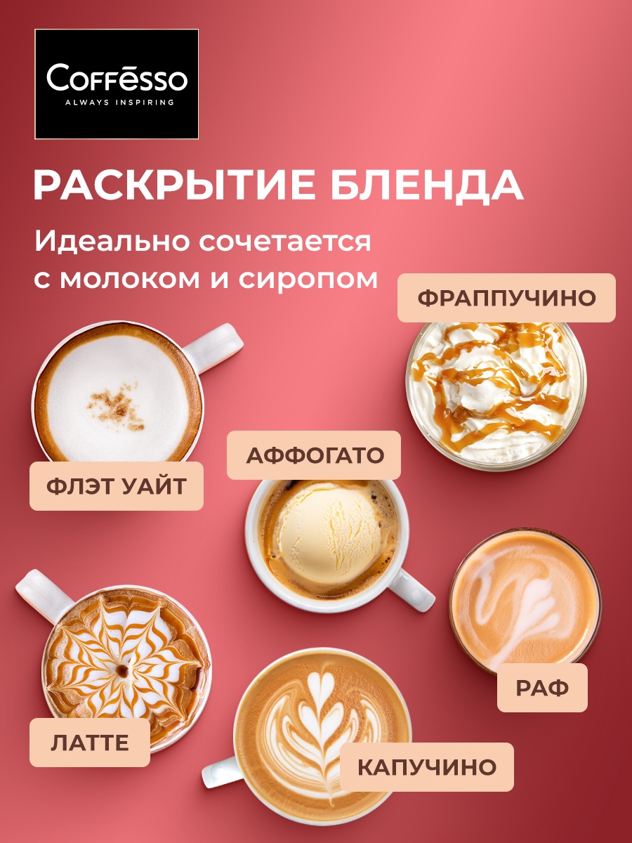 Кофе в зернах Coffesso Crema - фото 3