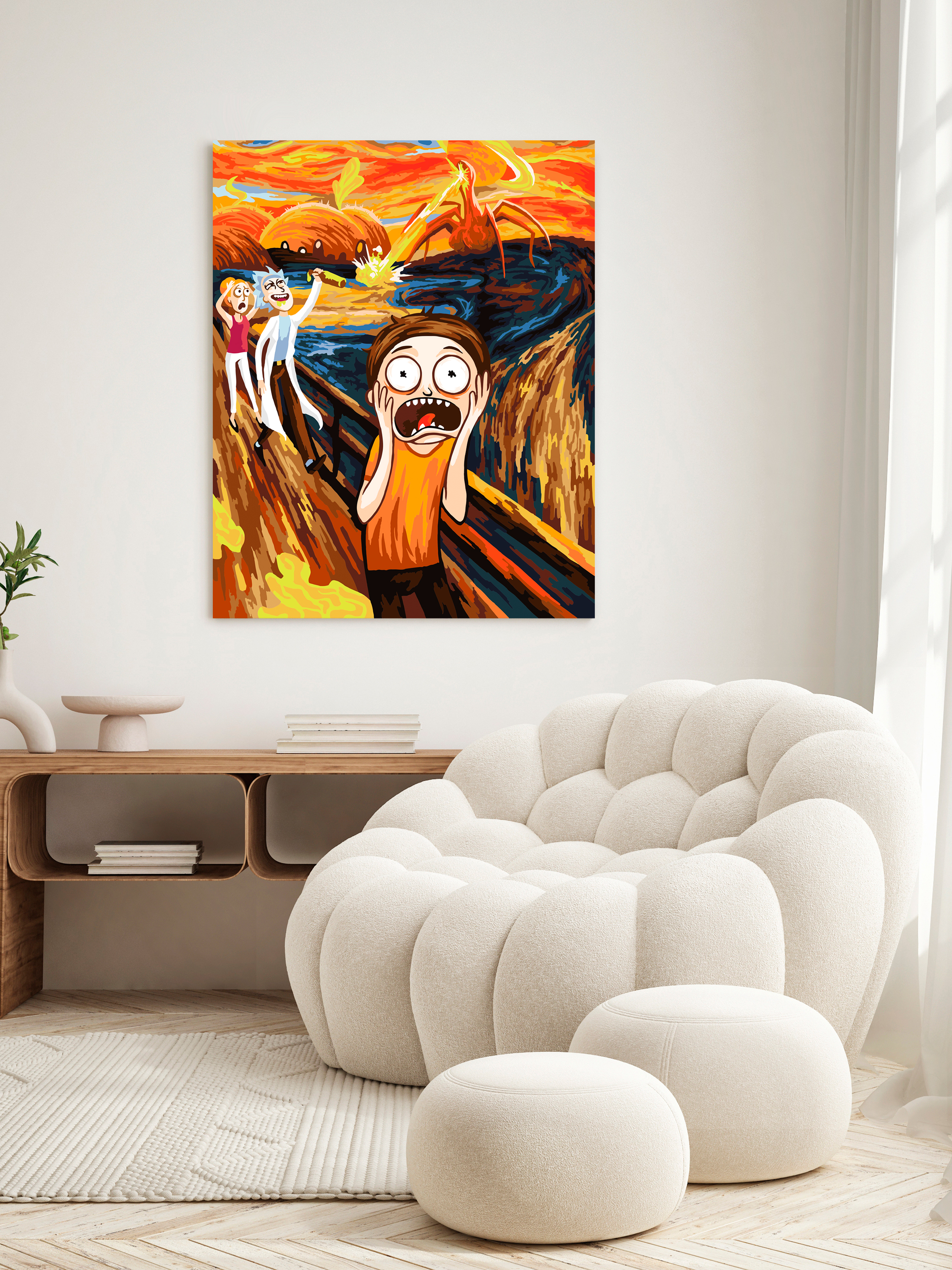 Картина по номерам Это просто шедевр Крик Морти - фото 3