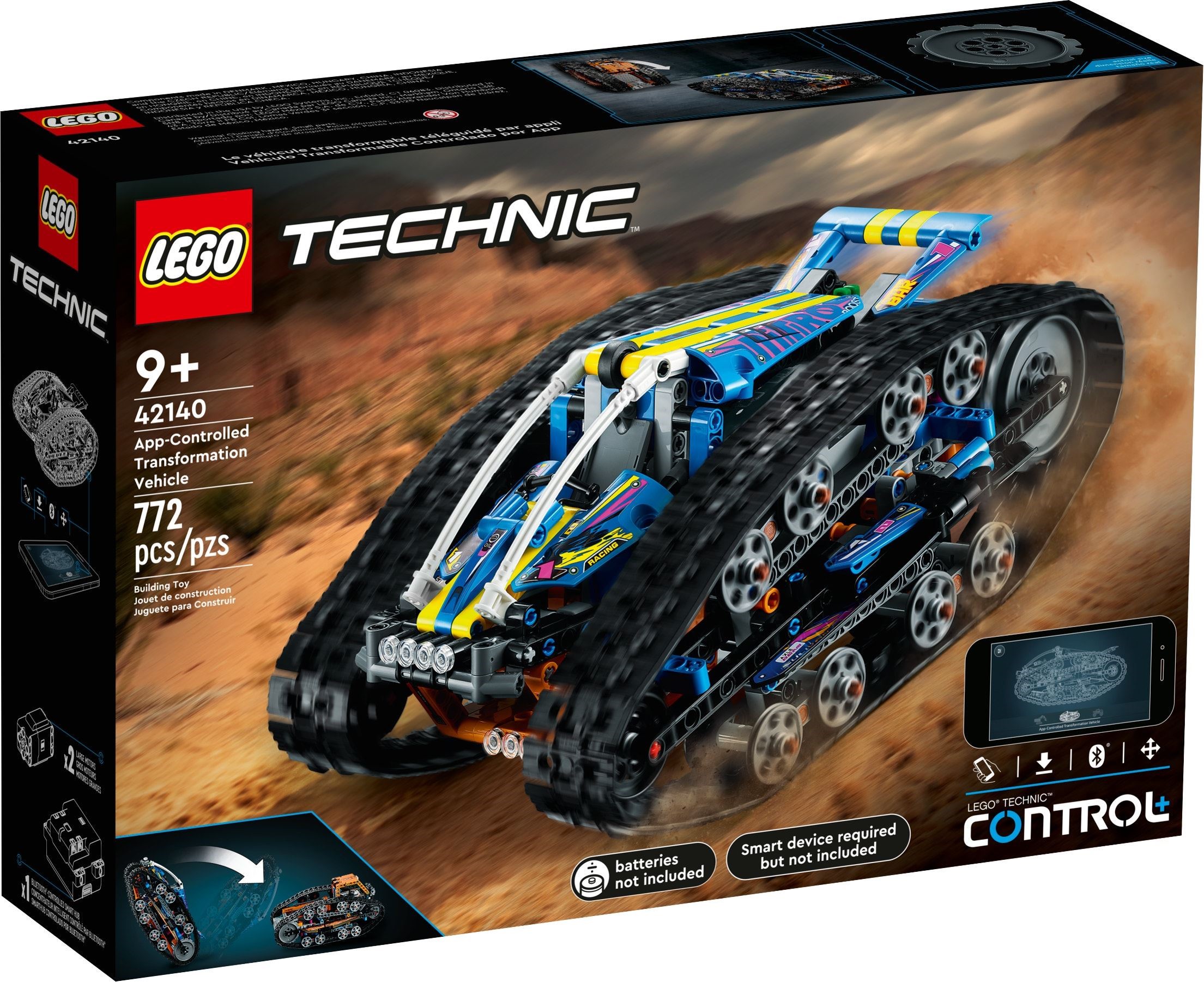 Изображение товара Конструктор LEGO Technic 42140 Машина-трансформер с дистанционным управлением для детей 9 лет