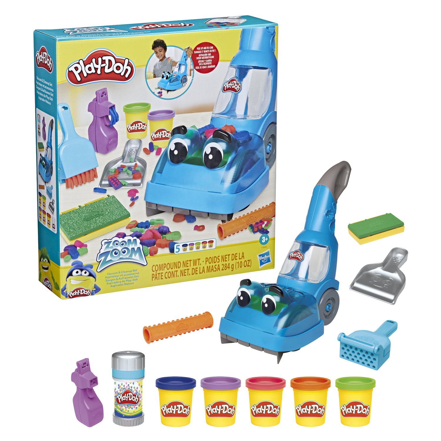 Пластилин Play-Doh Пылесос 5 цв. - фото 1