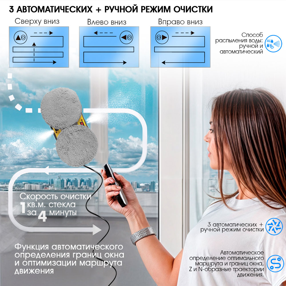 Робот-мойщик ENDEVER SkyClean 104 - фото 4