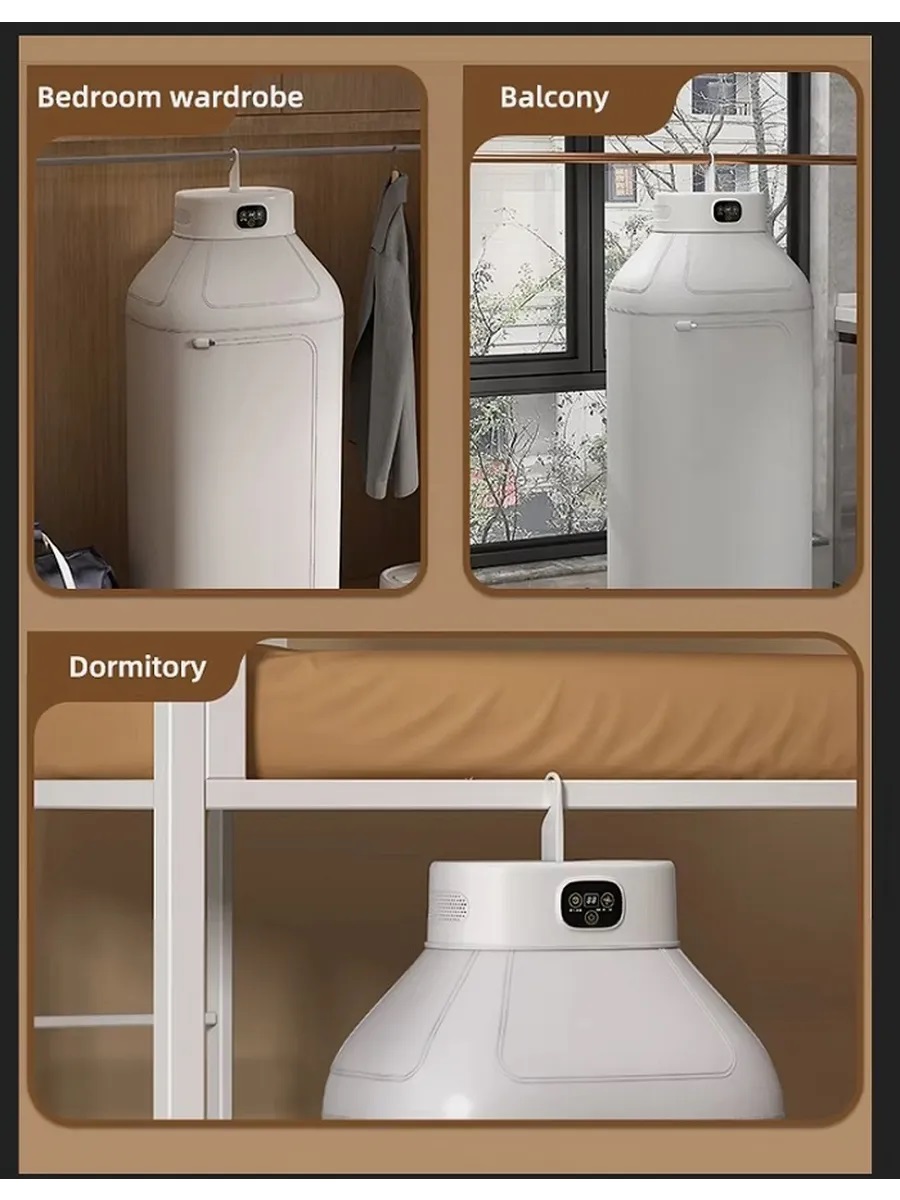 Сушилка для обуви CASTLELADY одежды, электросушилка 20 кг - фото 8