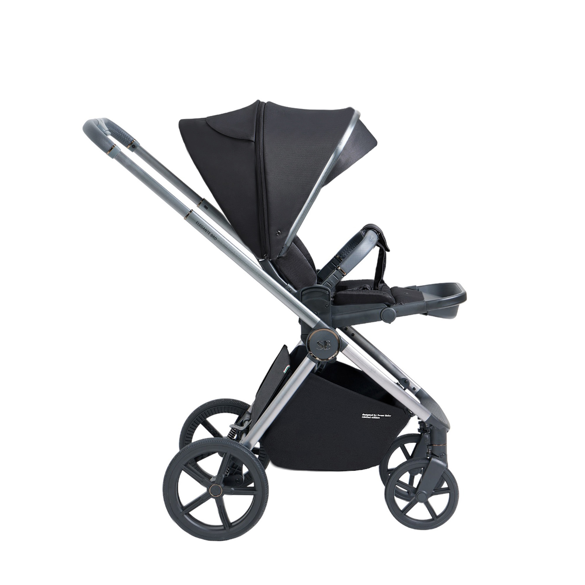 Коляска 2в1 Sweet Baby Elegante BRD Black черный - фото 34