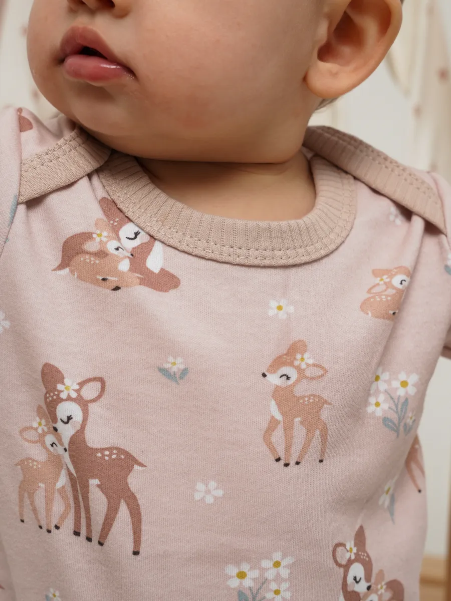 Боди 3 шт Супер Пупс нбр/3пр/бд/sk20/рубчик/леснаясказка - фото 14