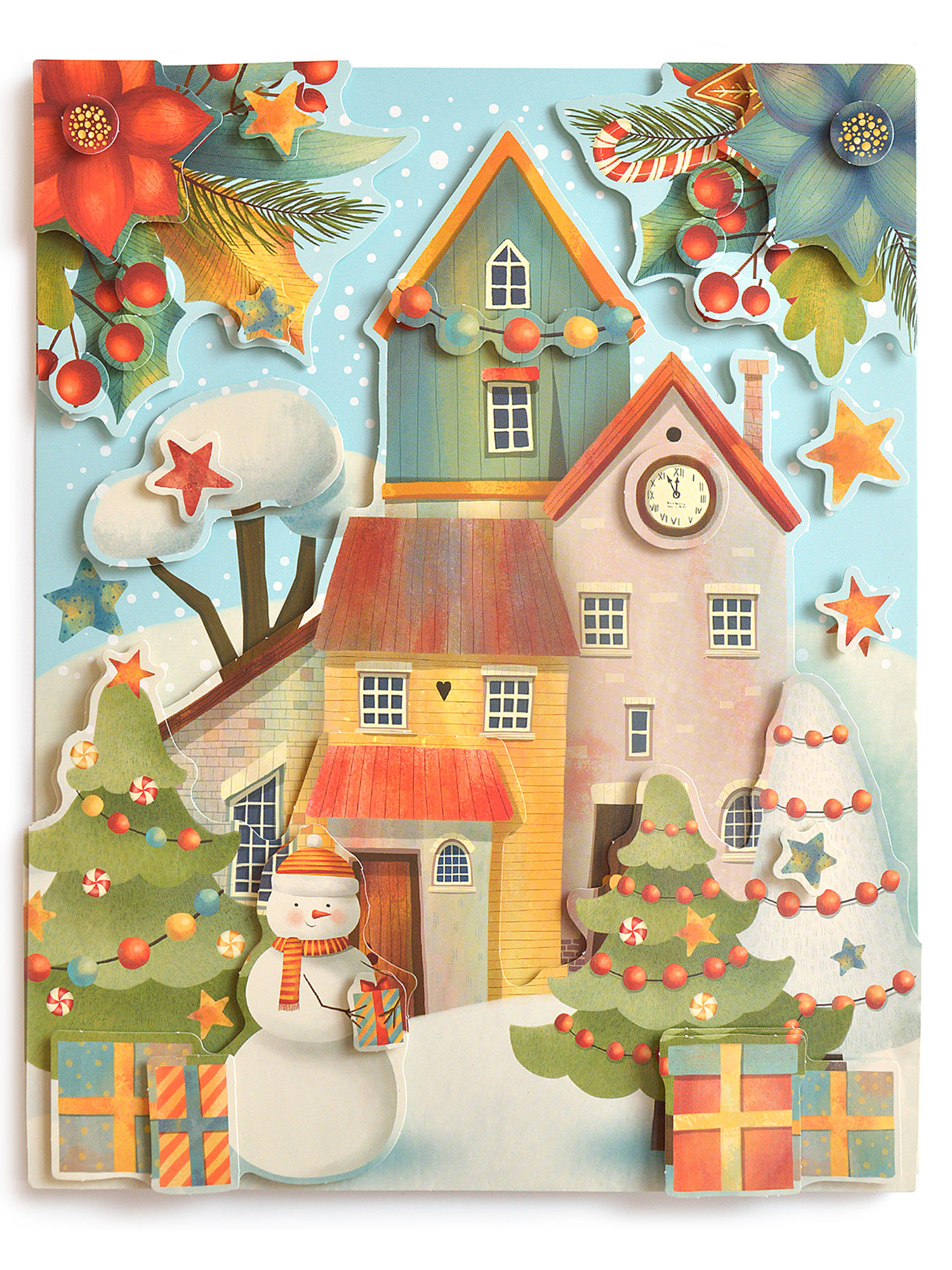 Набор для творчества Дрофа-Медиа Рождественский городок аппликация - фото 7