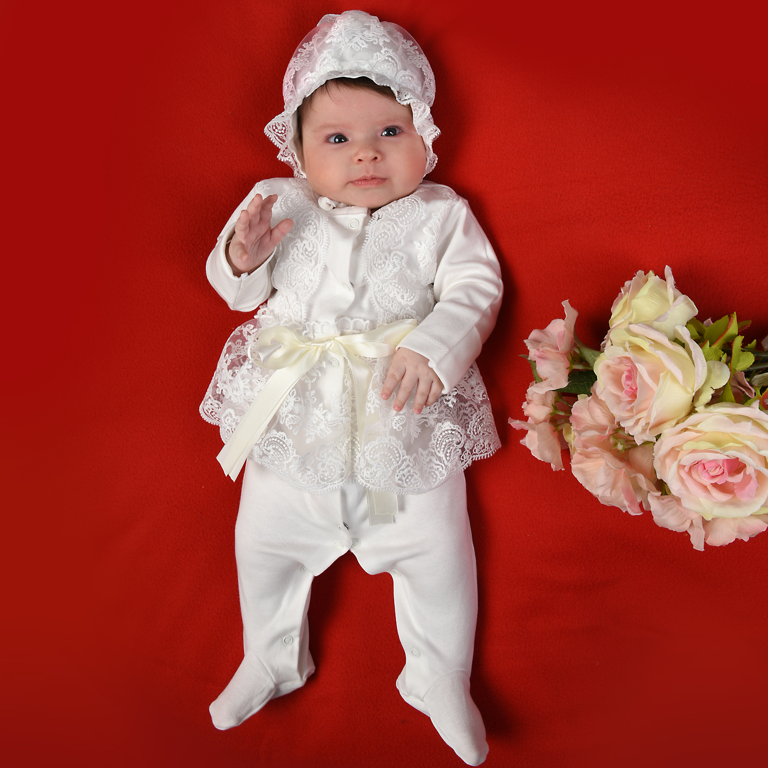 Комплект на выписку Patrino Р-4-140_молочный - фото 8