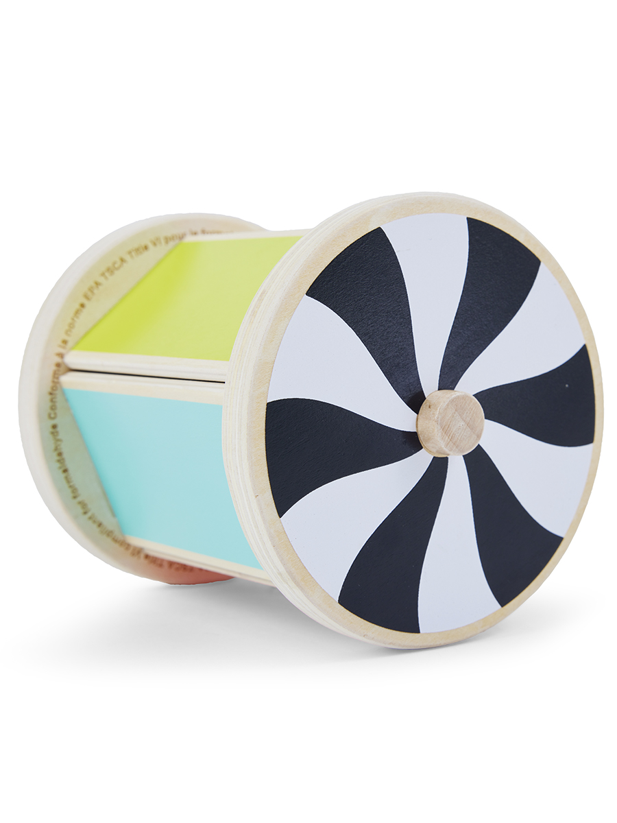 Игрушка Hape Крутящийся барабан с зеркалом - фото 2