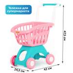 Игровой набор Полесье тележки и корзинки