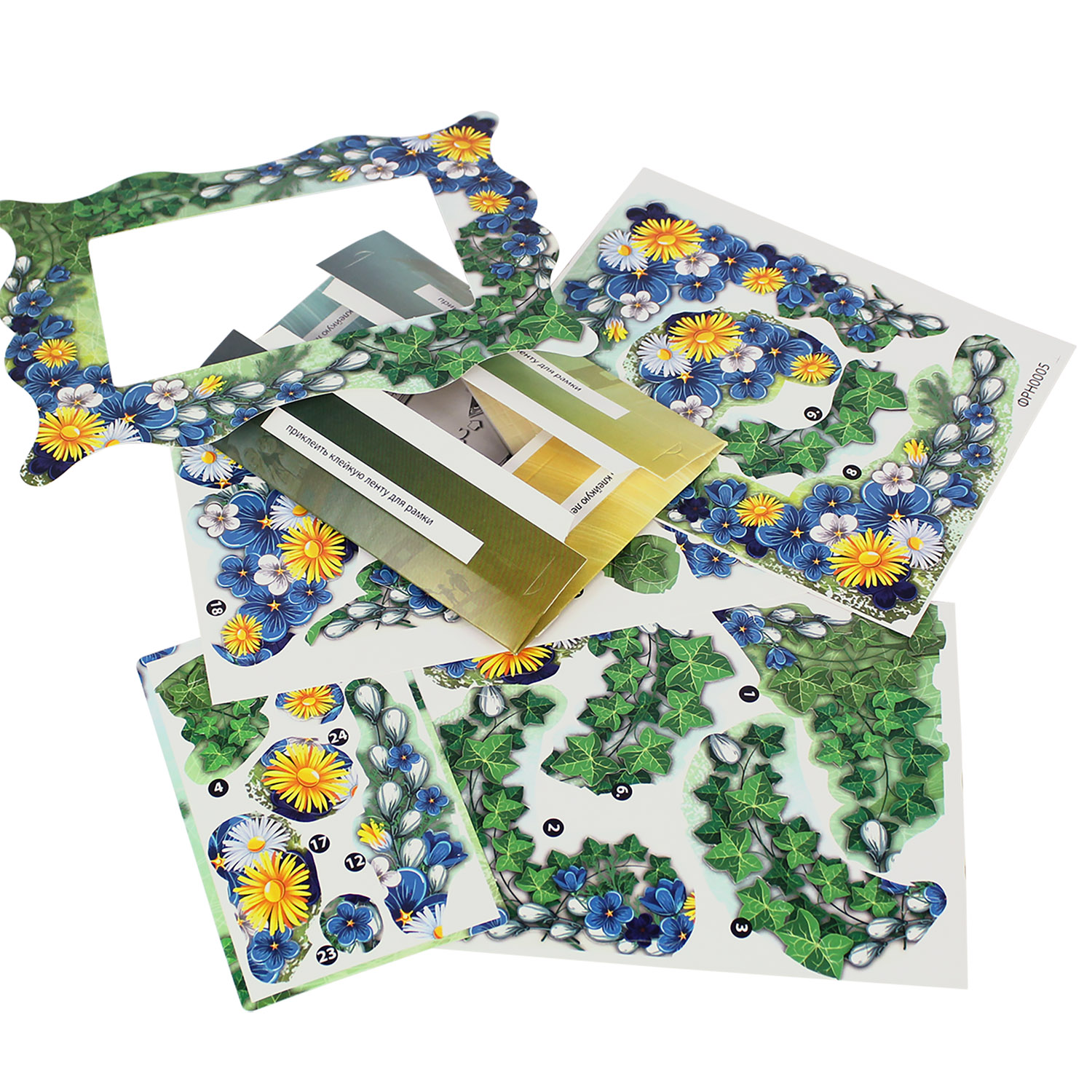 Набор для творчества VIZZLE аппликация Тенистый сад - фото 3