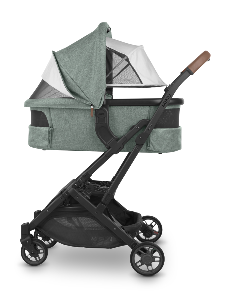Люлька для коляски UPPAbaby V3 GWEN зеленый меланж - фото 12