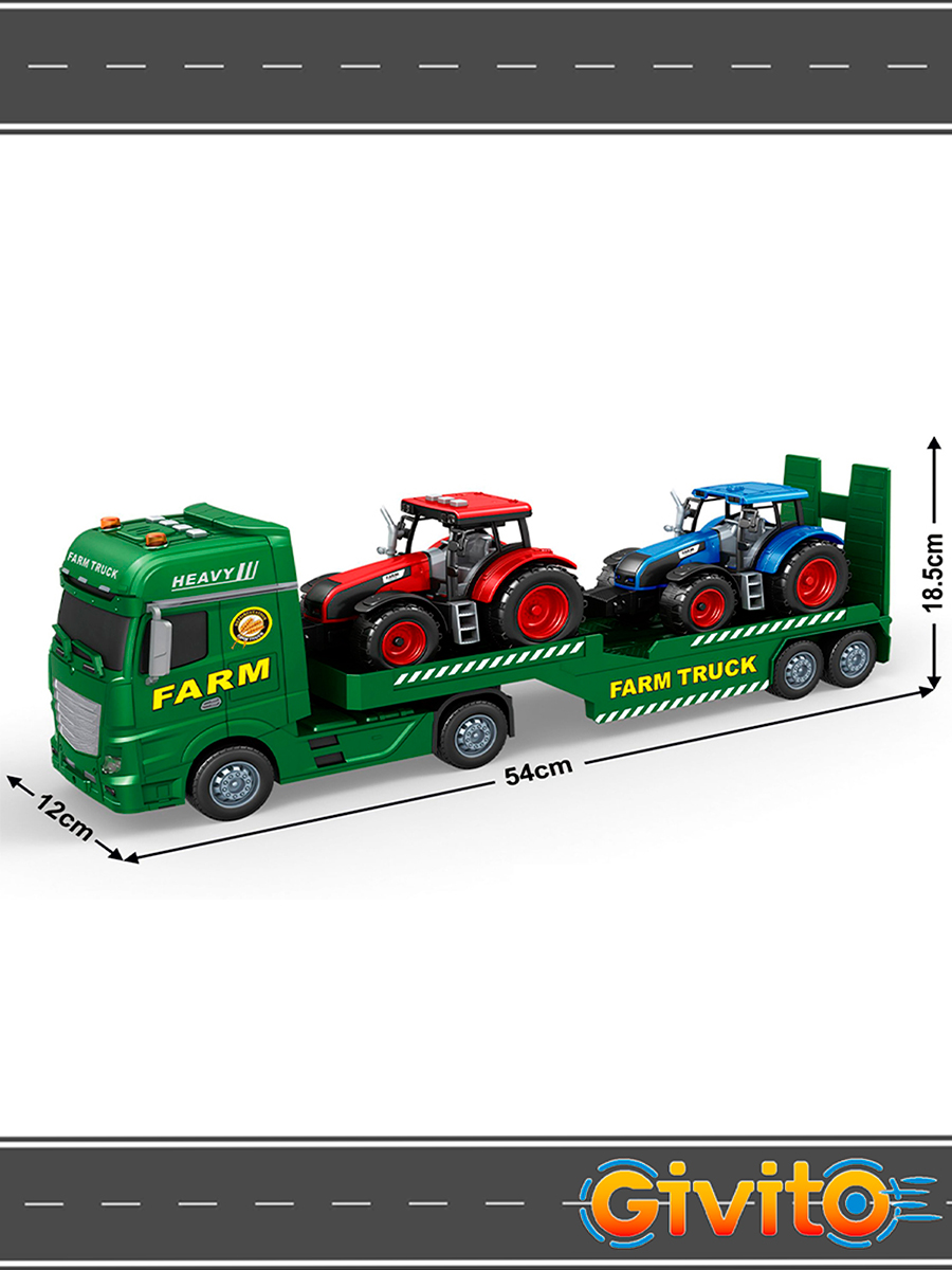 Автовоз Givito Сельхоз транспортер G235-478 - фото 2