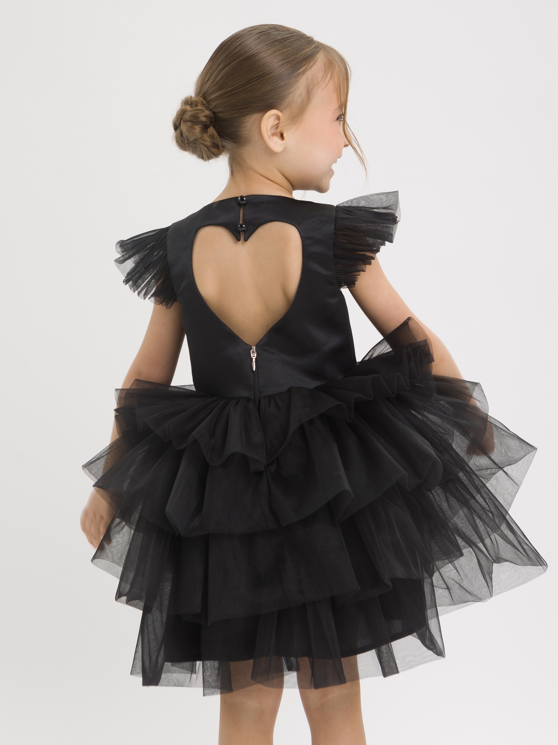 Платье LELUkids 1231.24_зефирка_черный - фото 11