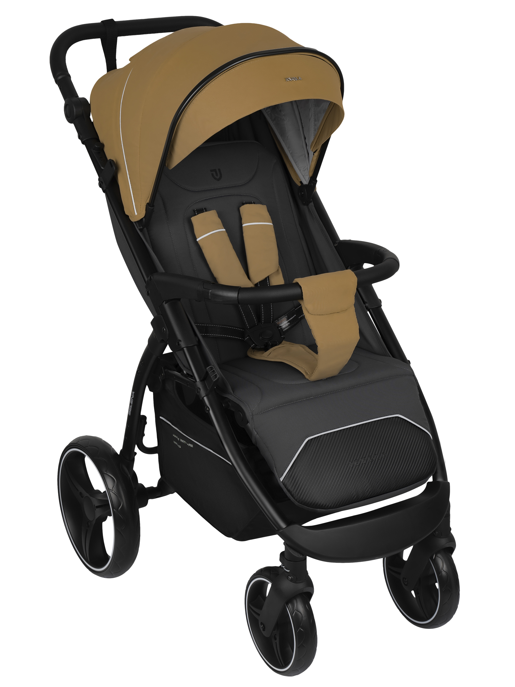 Коляска прогулочная JOVOLA SELENA 2026 всесезонная бежевый - фото 4